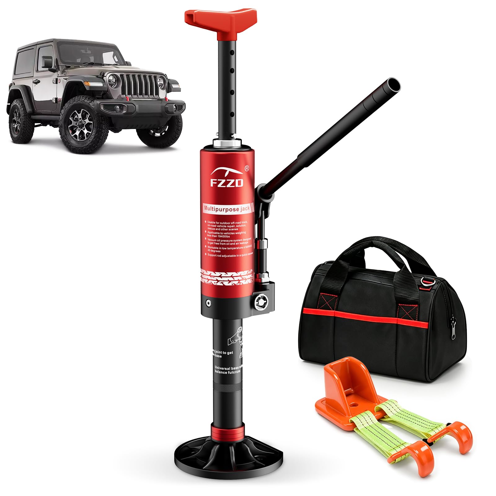 Amazon.com: Portable Hydraulic Jack with Lift Mate, 4x4 Off Road