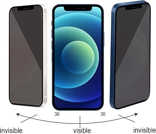 Miniatura 21 de Ailun Protector de pantalla de privacidad para iPhone 14 Plus/iPhone 13 Pro Max [pantalla de 6.7 pulgadas] 2 unidades de vidrio templado privado