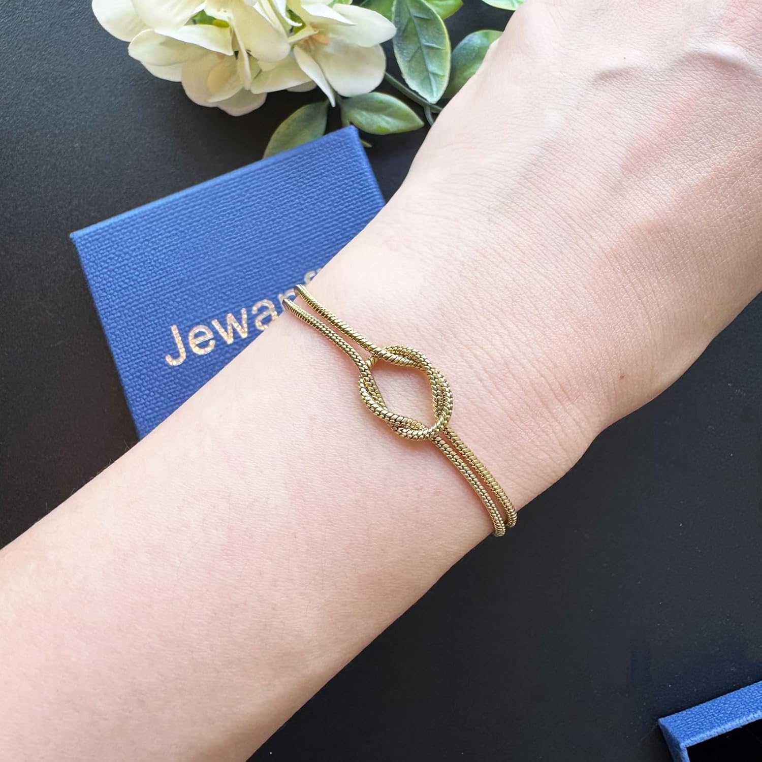 Love knot bracelet,soulmate commitment couple matching bracelet,friendship bracelet,eternal infinite jewelry,suitable gift for young women and girls - Image 5