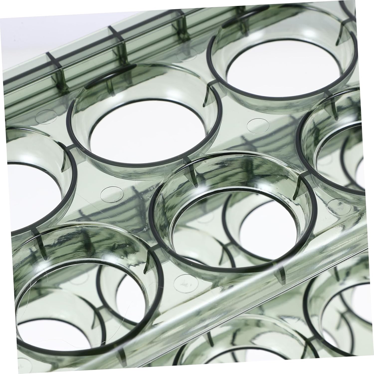 POPETPOP Flipping Egg Holder for Refrigerator Multi-Grid Egg Storage Container Rolling Kitchen Organizer Freshness Preserving Household