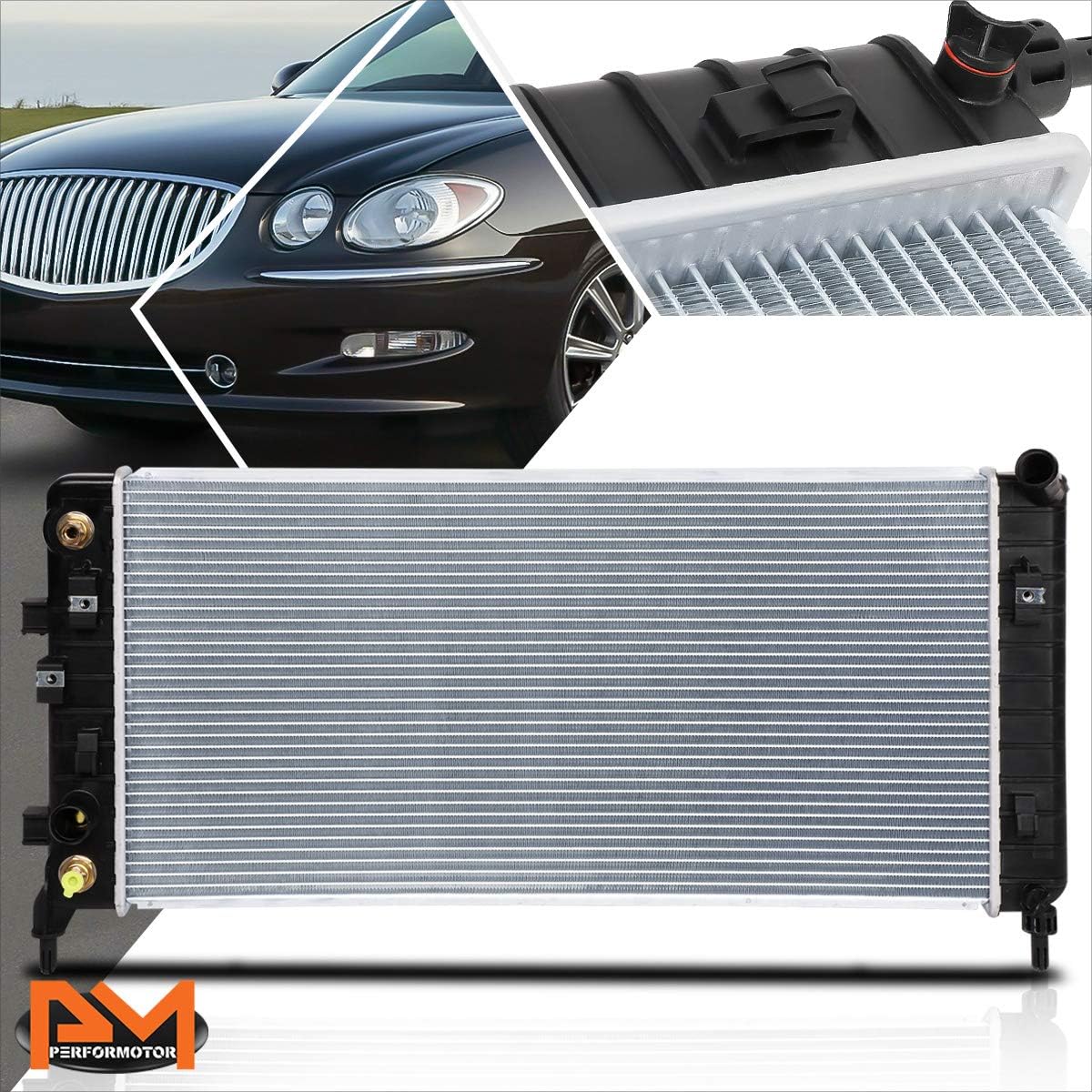 DPI-2827 OE Factory Style Aluminum Core Radiator Compatible with 05-11 Buick Allure/Chevy Impala AT
