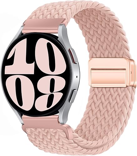 Correa magnética de 0.787 in compatible con Samsung Galaxy Watch 4 5 Pro 6 Band 1.575 in 1.732 in 1.772 inWatch 6 Classic 1.693 in 1.850 inWatch 4