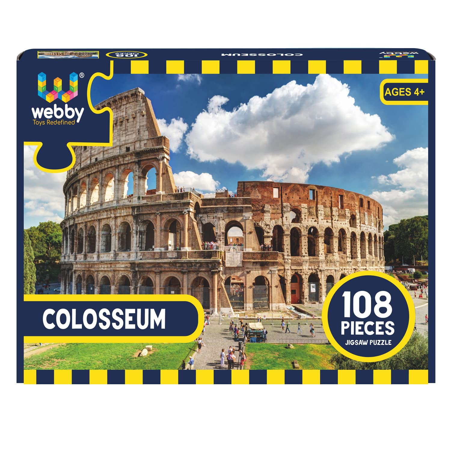 See full amazon price history chart for Webby Colosseum Jigsaw Puzzle, 108 Pieces Webby Colosseum Jigsaw Puzzle, 108 Pieces (B08J4YZF4J) Amazon Price History, Amazon Price Tracker