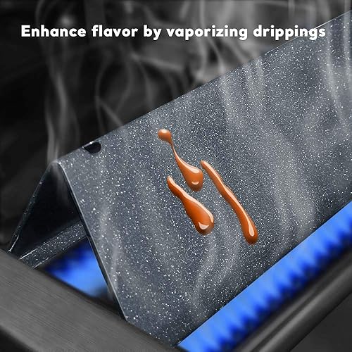 Miniatura 7 de Uniflasy Barras aromatizantes de 17.5 pulgadas para parrillas Genesis 300 Series Genesis E310 E320 E330 S310 S320 S330 con controles frontales,