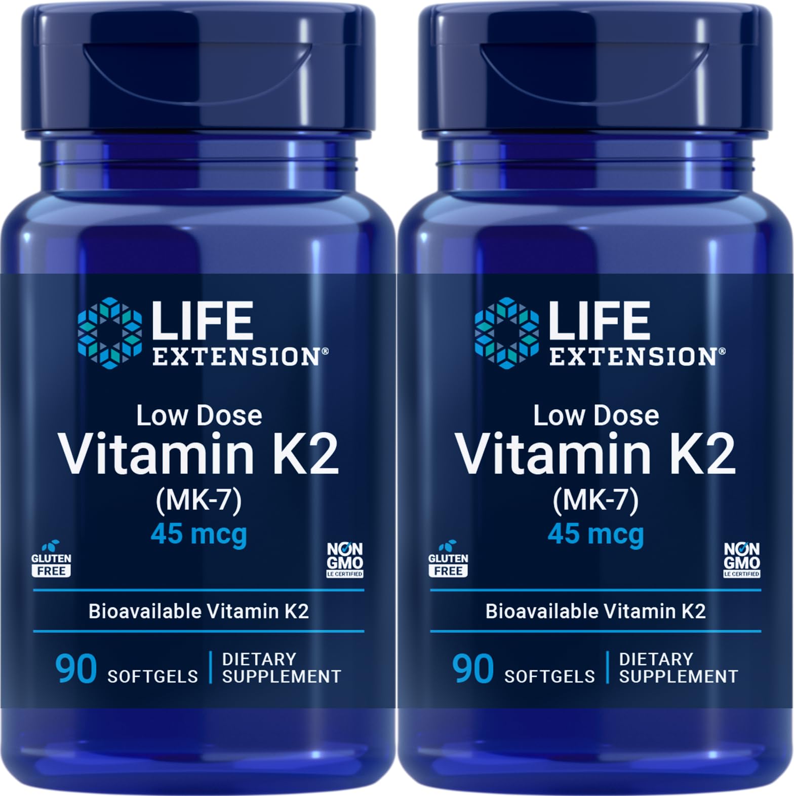 Amazon.com: Life Extension Low Dose Vitamin K2, 90 Softgels (Pack