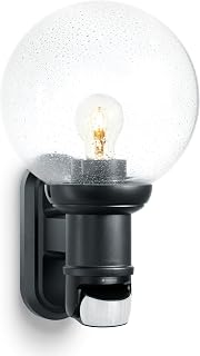 Steinel Außenleuchte L 560 S schwarz, max. 60 W, E 27 , 140° Bewegungsmelder, 12 m Reichweite, klassisches Design