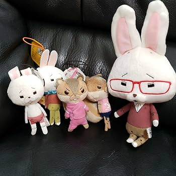 Amazon.co.jp: 紙うさぎ ロペ ぬいぐるみ 5点セット 紙兎ロペ