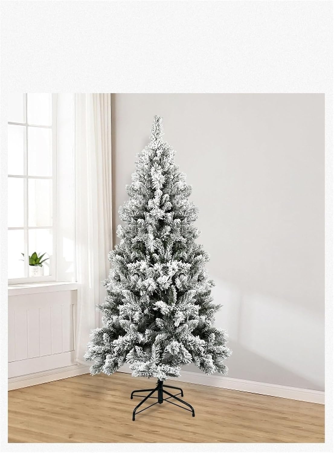 Christmas Decorations Plush Mini Christmas Tree Set LED Desktop 1.5m-2.1m Christmas Tree OrnamentQuick Assembly Suitable for Home, Party Decoration,