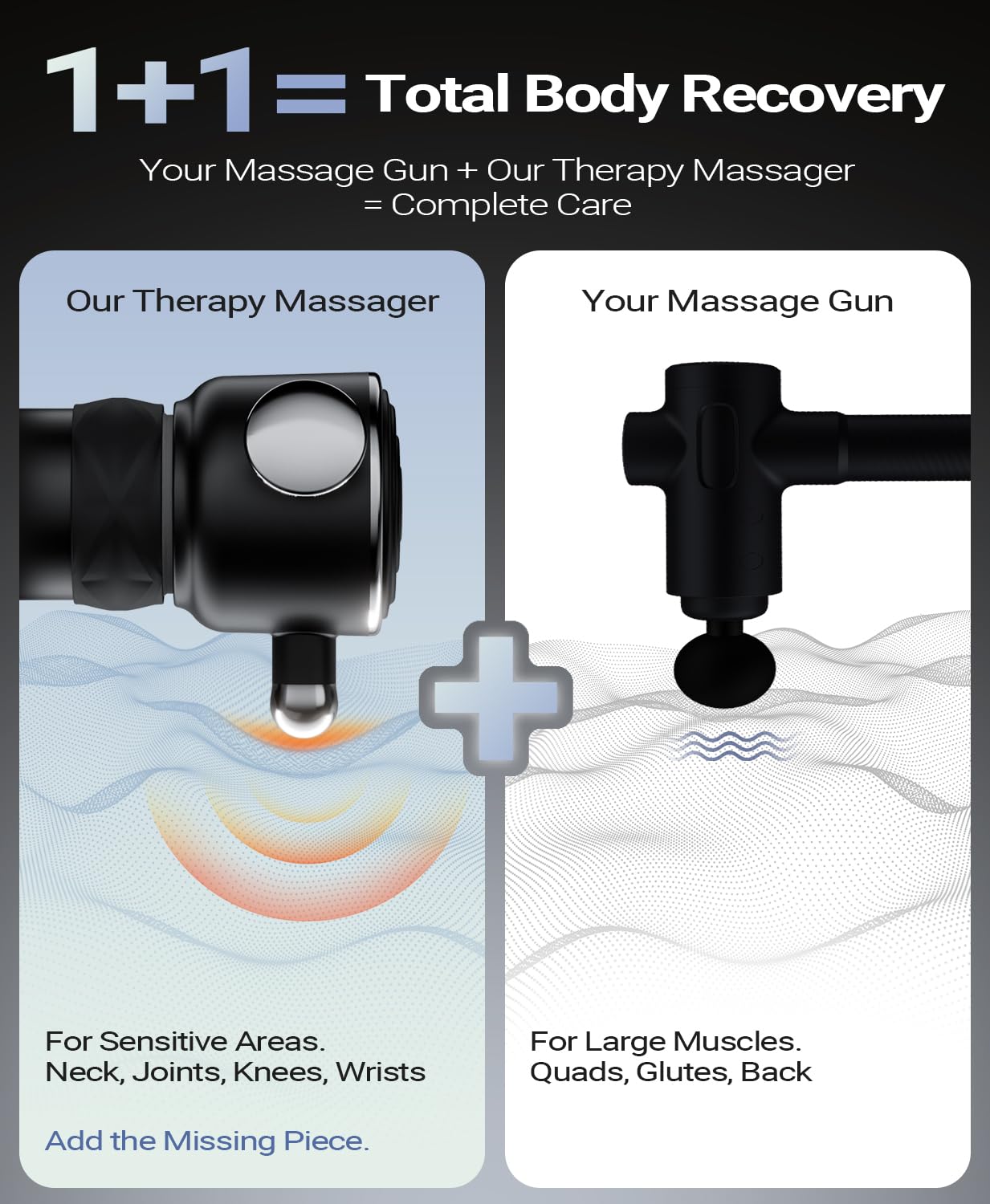 HYAKO R1 Therapie Massagepistole 5 Stufen bis zu 7000U /Min & Ultra Leise | Vibration Schmerzstopp Muskel & Faszien Perfekt für den Triggerpunkt für Entspannung & Regeneration, Geschenk für Ihn & Sie