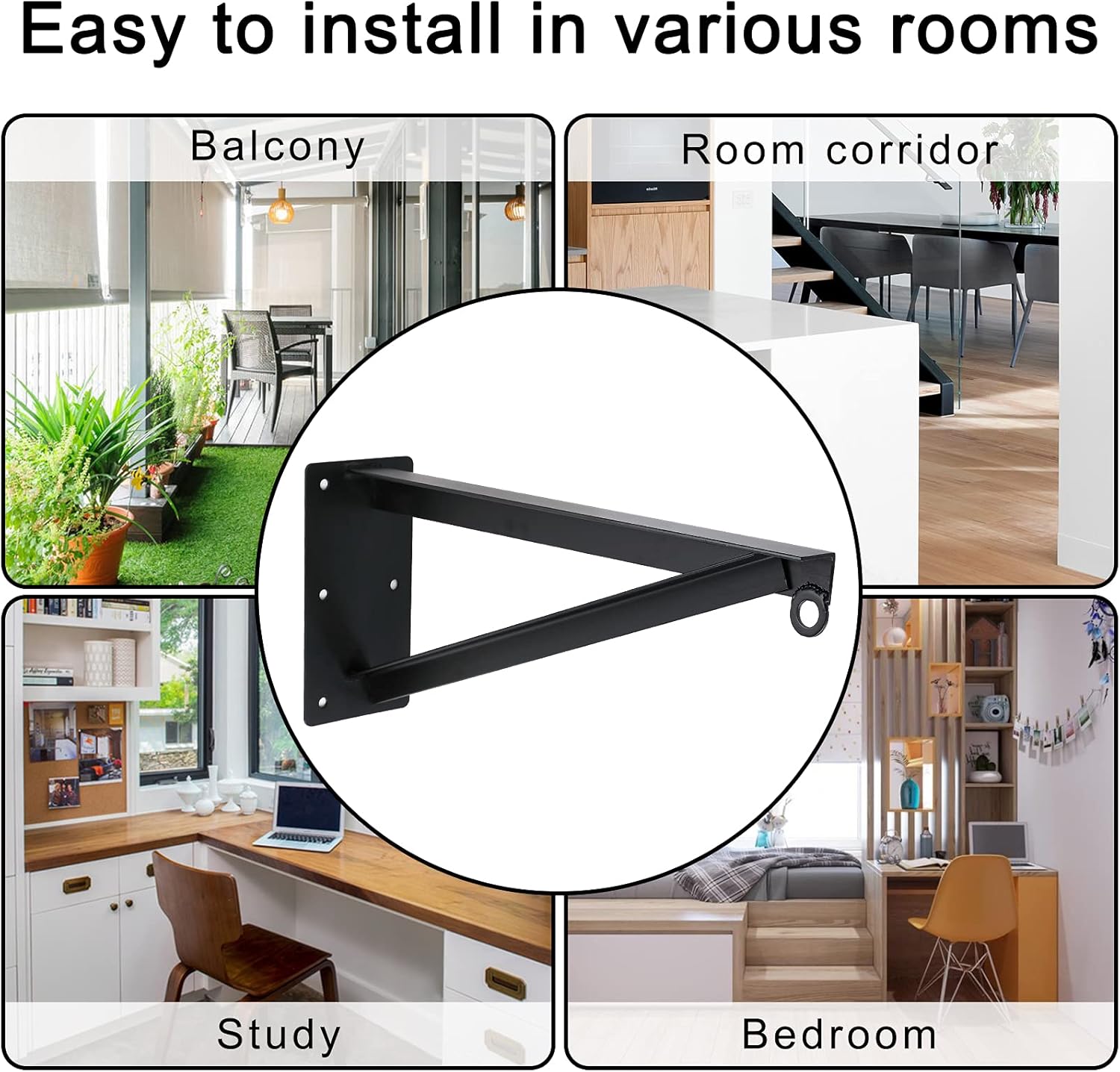 Ihomepark Heavy Duty Punching Bag Hanger, Wall Mount Boxing Bag Mounting Bracket for Home Gym Fitness Training : Sports & Outdoors