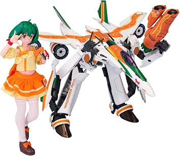 Aoshima-V.F.G. Macross F VF-25F Messiah Ranka Lee Macross 40th Anniversary Model Kit