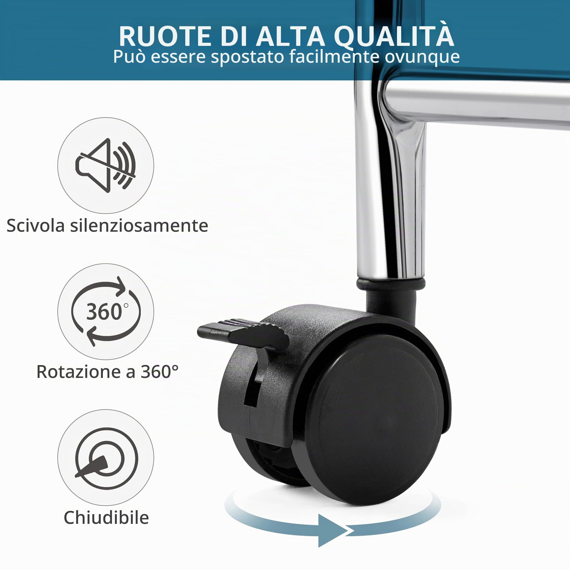 Carrello Portaoggetti Stoccaggio con 12 Cassetti Cassettiera Rimovibili in Plastica con Ruote per Ufficio Cucina Dispensa Soggiorno Bagno (Bianco)