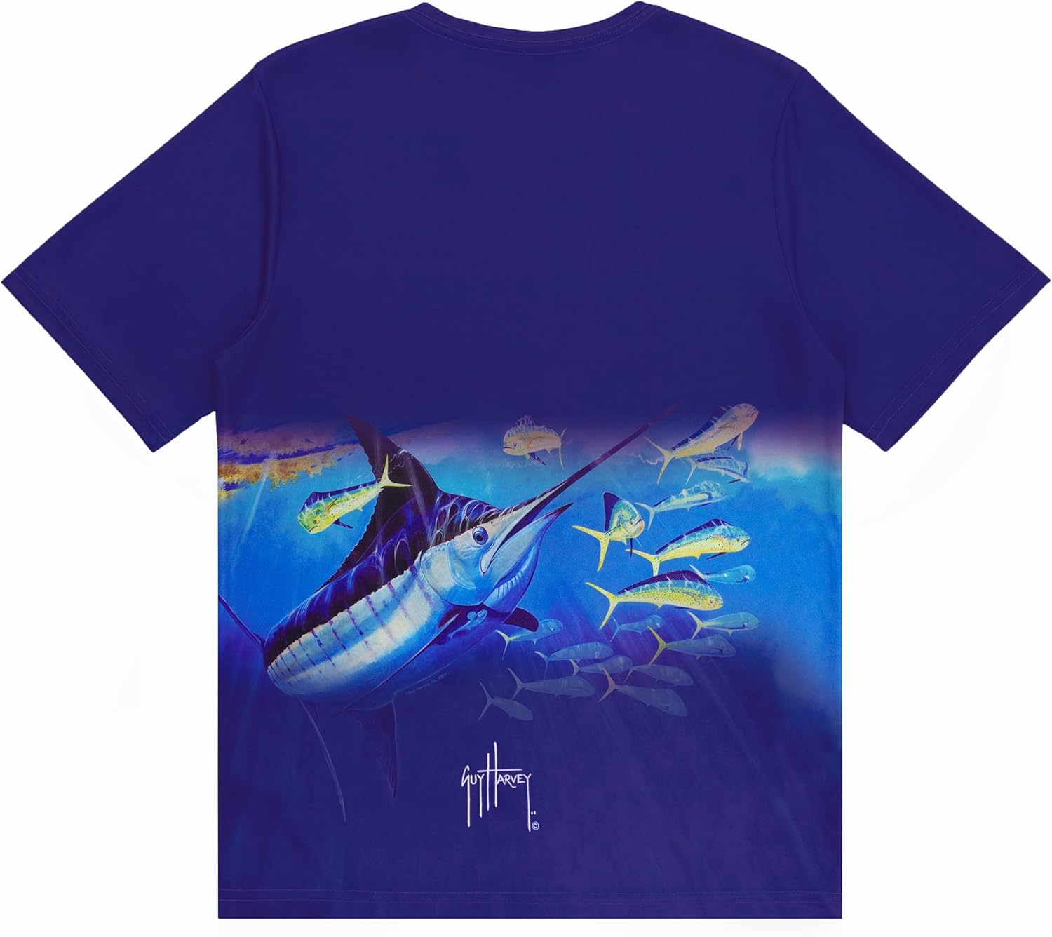 Guy Harvey Boy's Short Sleeve Performance Shirt with 30+ UPF Sun Protection