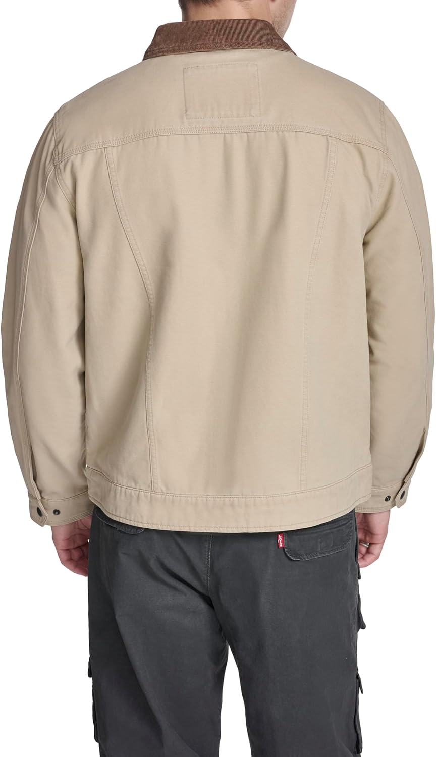 Levi's Men's Workwear Cotton Canvas Corduroy Collar Depot Jacket - Image 2