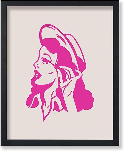 Miniatura 52 de Poster Master Póster con texto en inglés "You've Yeed Your Last Haw", estampado retro de vaquero rosa, arte occidental, arte moderno, arte del