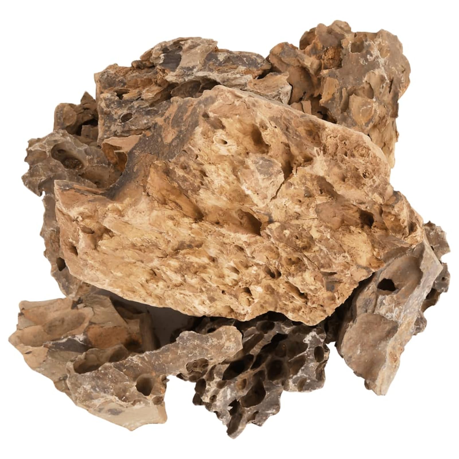 Homgoday Natürliche Drachensteine 5-30 cm, Dekoration für Aquarium & Bonsai, sicher wasserneutral Model155304
