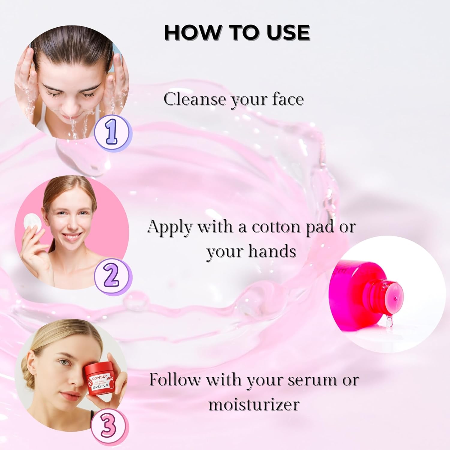 Marine Collagen Toner-Essence | 2-in-1 Hydrating & Revitalizing Face Toner + Essence | Lightweight Moisture & Skin Comfort | Korean Skincare for All Skin Types | 200ml / 6.76 fl oz - Image 5