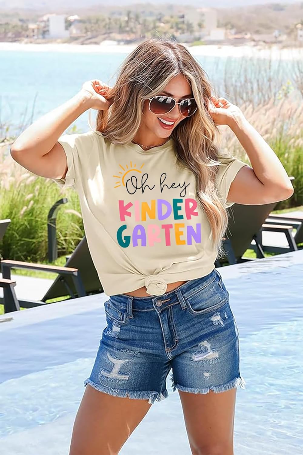 Women Kindergarten Teacher Shirts Wildflowers Teacher Tee Retro Teacher Life Short Sleeve Tshirt Appreciation Gifts - Image 4