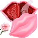 Lip Mask 20Pcs, Collagen Lip Mask for Dry Lip, Lip Sleep Mask, Crystal Lip Pads for Moisturizing, Anti-Wrinkle, Anti-Aging, Firms & Hydrates Lips, Pink gallery image