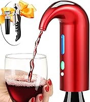 Vista 1 de Electric Wine Aerator Gifts Touch Portable Red - White Wine Accessories Aeration For Wine and Spirit Beginner and Enthusiast -Spout Pourer - Wine