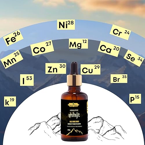 Miniatura 7 de Gotas Shilajit orgánicas puras del Himalaya para hombres y mujeres para aumentar la energía y el apoyo inmunológico (1.0 onzas líquidas)