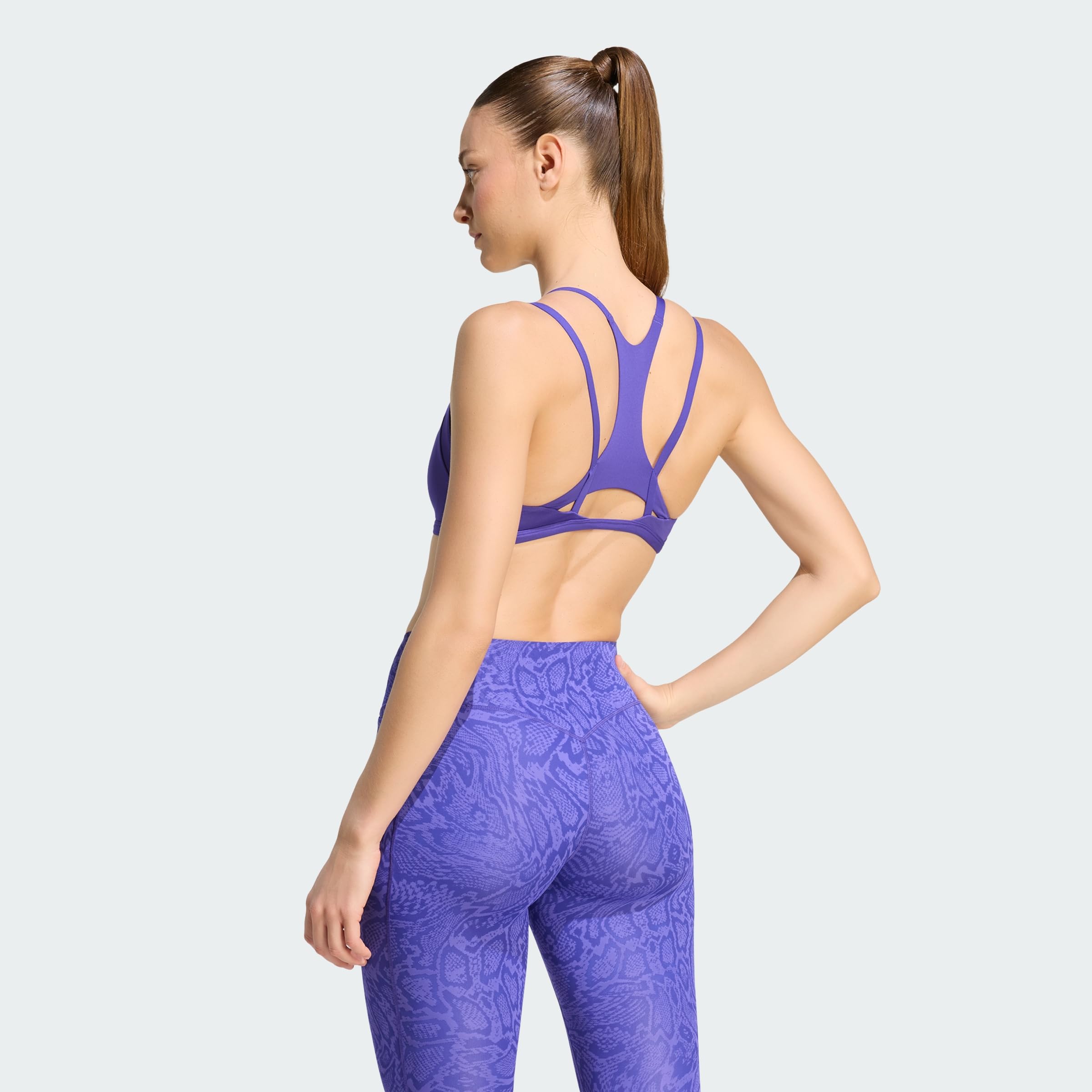 adidas Damski biustonosz na ramiączkach Optime Workout Lekkie wsparcie
