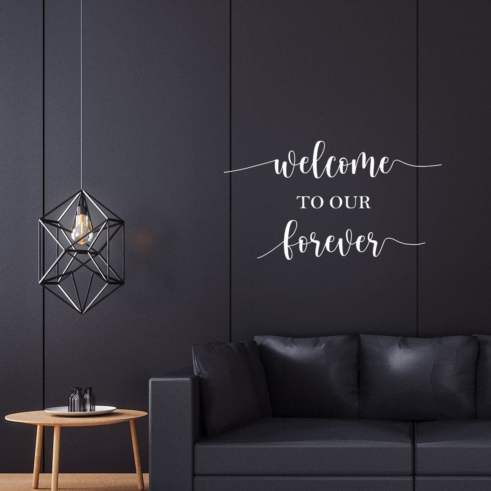 Stickers Welcome to Our Forever Letter Wall Stickers Inspirational Wall Stickers Quotes Words Design Vinyl Decal Quote School Classroom Words and Saying 22 Inch