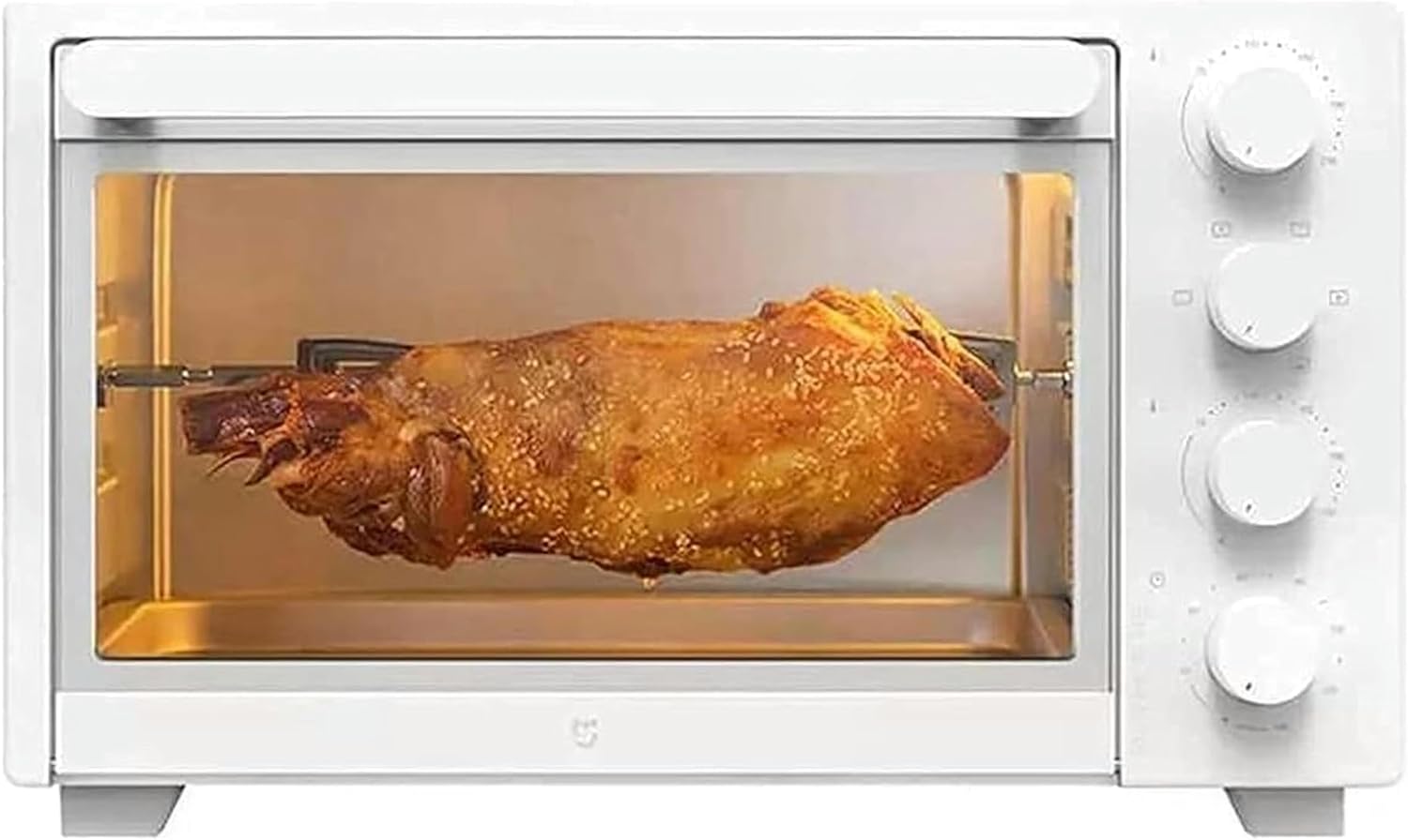 AMNOOL Tabletop Electric Oven 32L Household Baking Machine Multi-Function Pizza Bread Oven 120 Minutes Timer 70°C-230°C Wide Area Temperature Control Aesthetic and Practical-1*