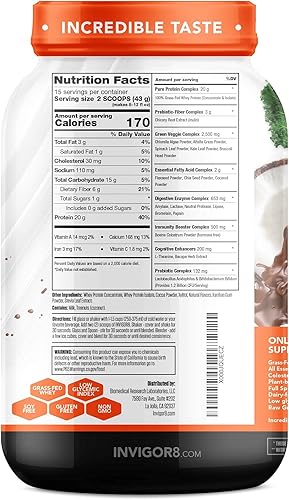 Miniatura 4 de Licuado nutricional y supercomida orgánica Invigor8 1