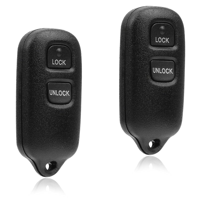 Controle remoto automotivo USARemote com 2 botões para Toyota Camry, Solara, Sienna, Corolla e Matrix GQ43VT14T, 89742-06010, kit com 2 unidades