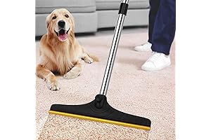 Long Carpet Grooming Tool with 60 Inch Handle - B-Land Reusable Pet Hair Remover