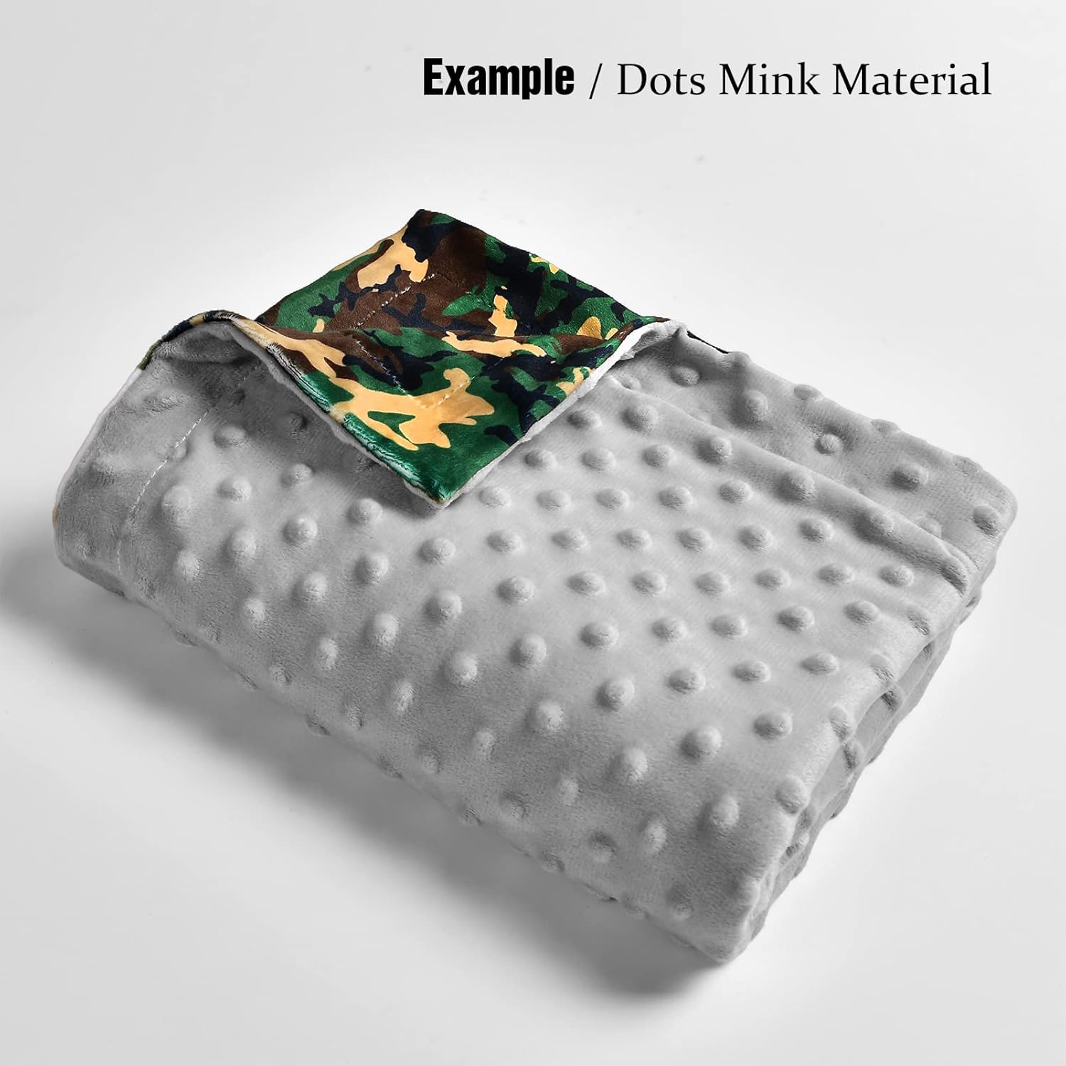 Personalized Camouflage Blanket for Baby Boys Custom with Name Hunting Camo Green Hunter, Soft Minky Dot Fleece Receiving Blanket - 30" X 40"