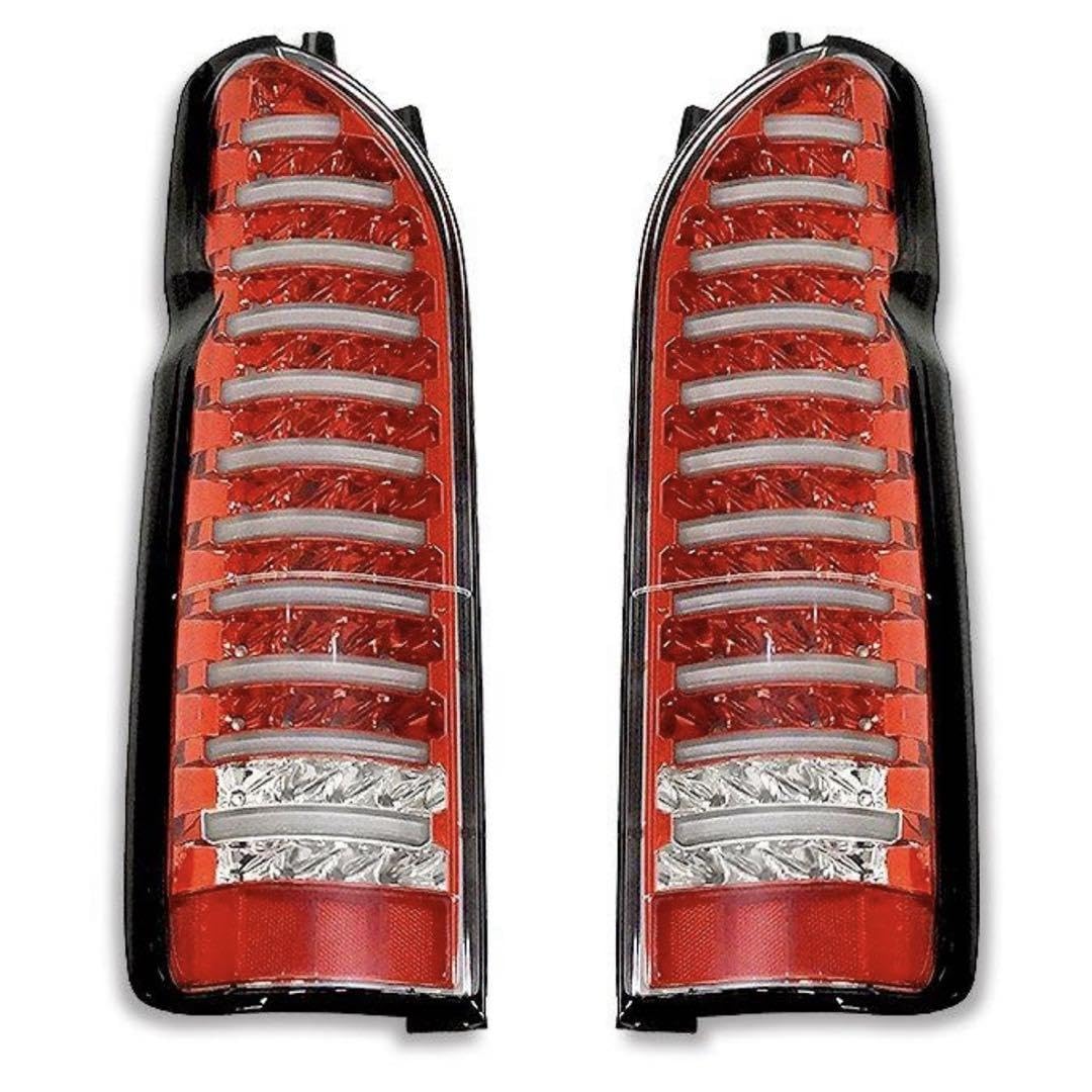 Amazon | 200 ハイエース テールライト テールランプ レッド LED  