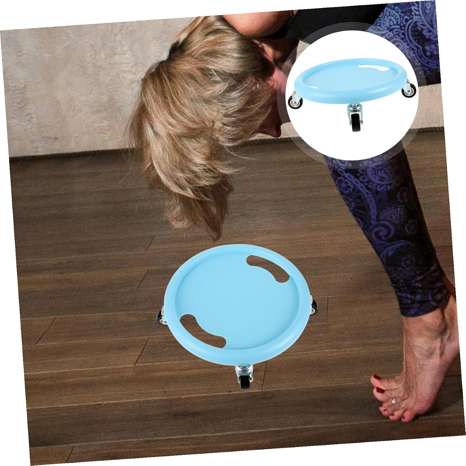 Multi-Functional Abdominal Training Disc for Full-Body Workouts Smooth Sliding Exercise Plate with Silent Rollers Compact Fitness Equipment for Core Strength and Muscle Toning