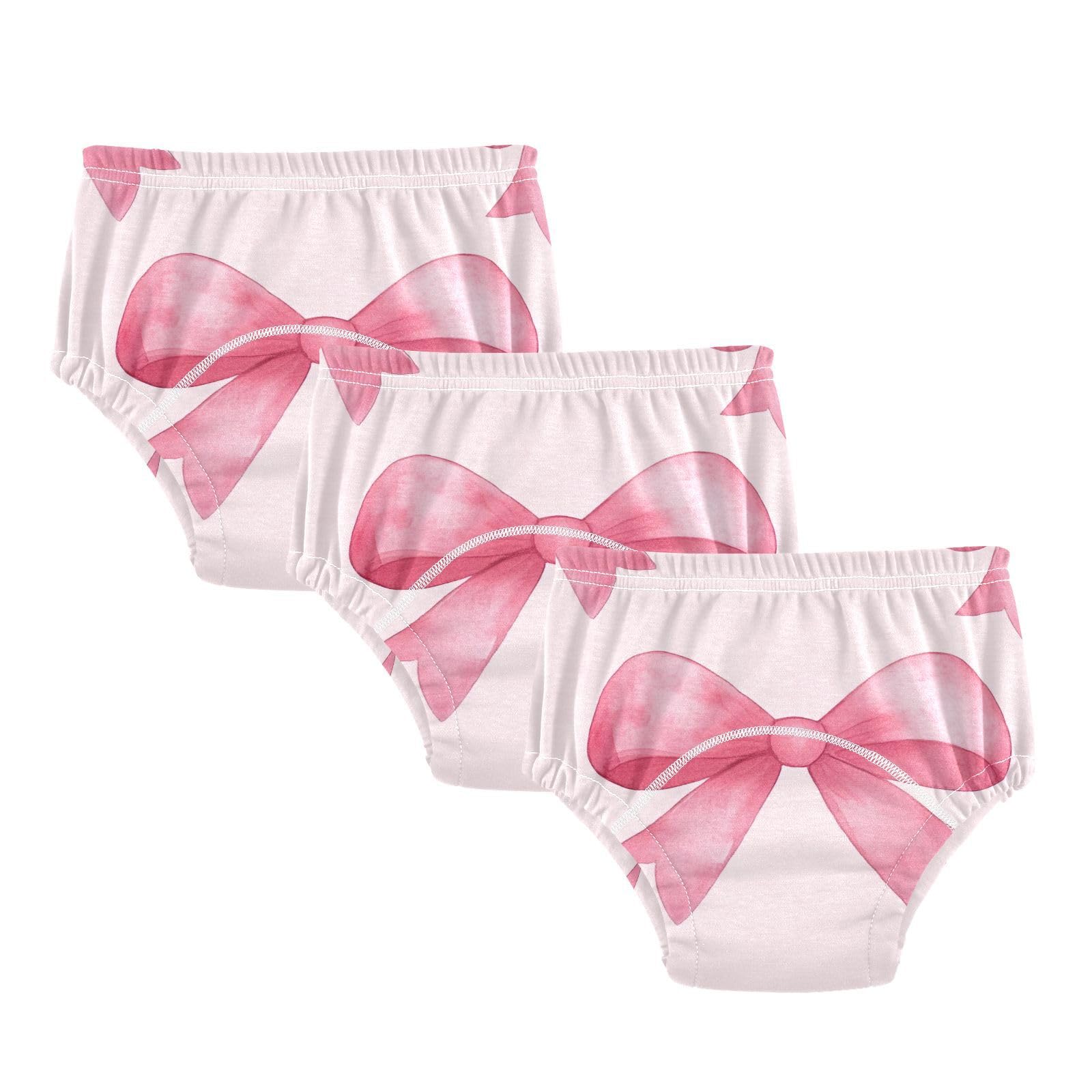 Coikll Bow Tie Toddler Training Underwear Waterproof Baby Pee Pants -2T