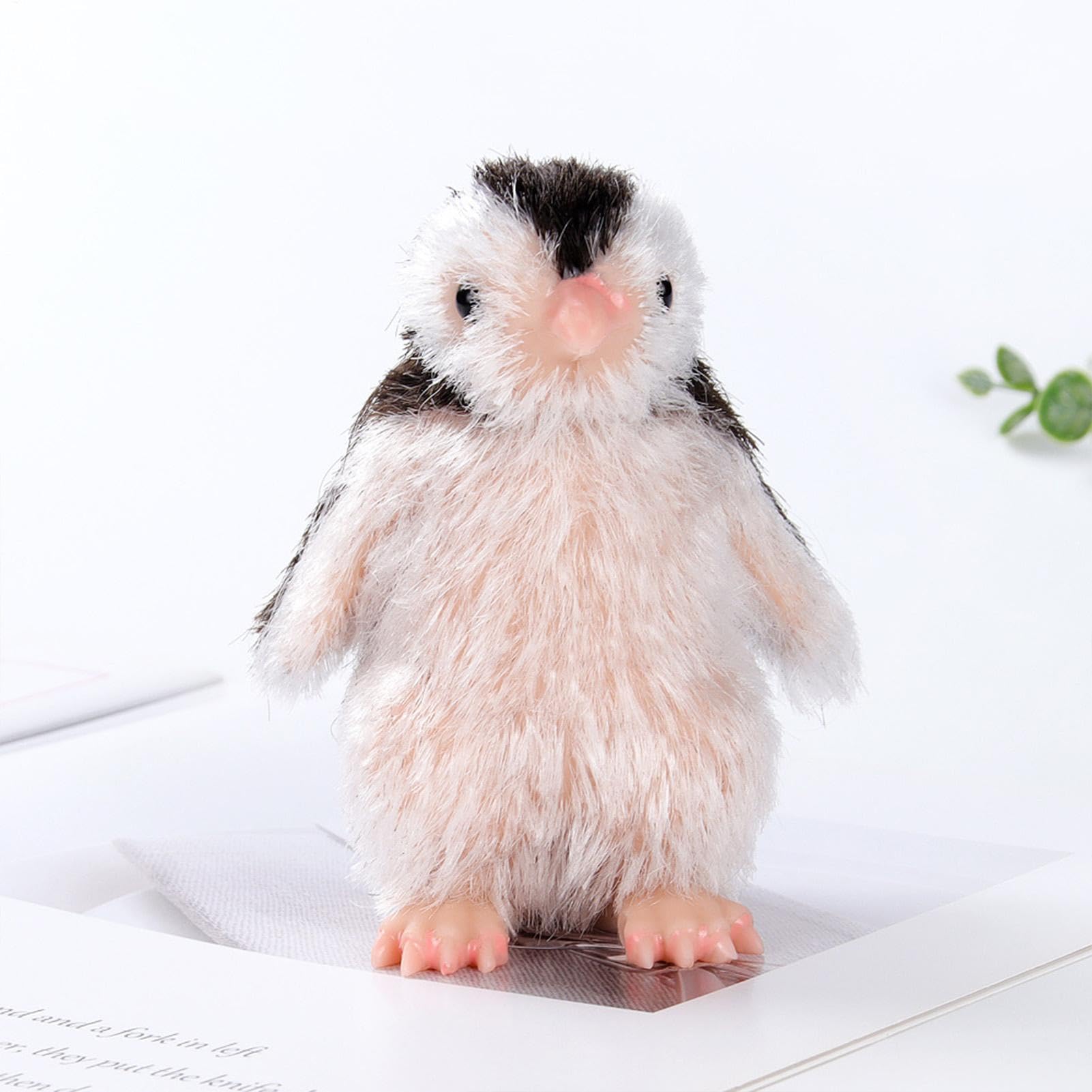 Figura de pingüino, figuras de animales de silicona, juguete de pingüino