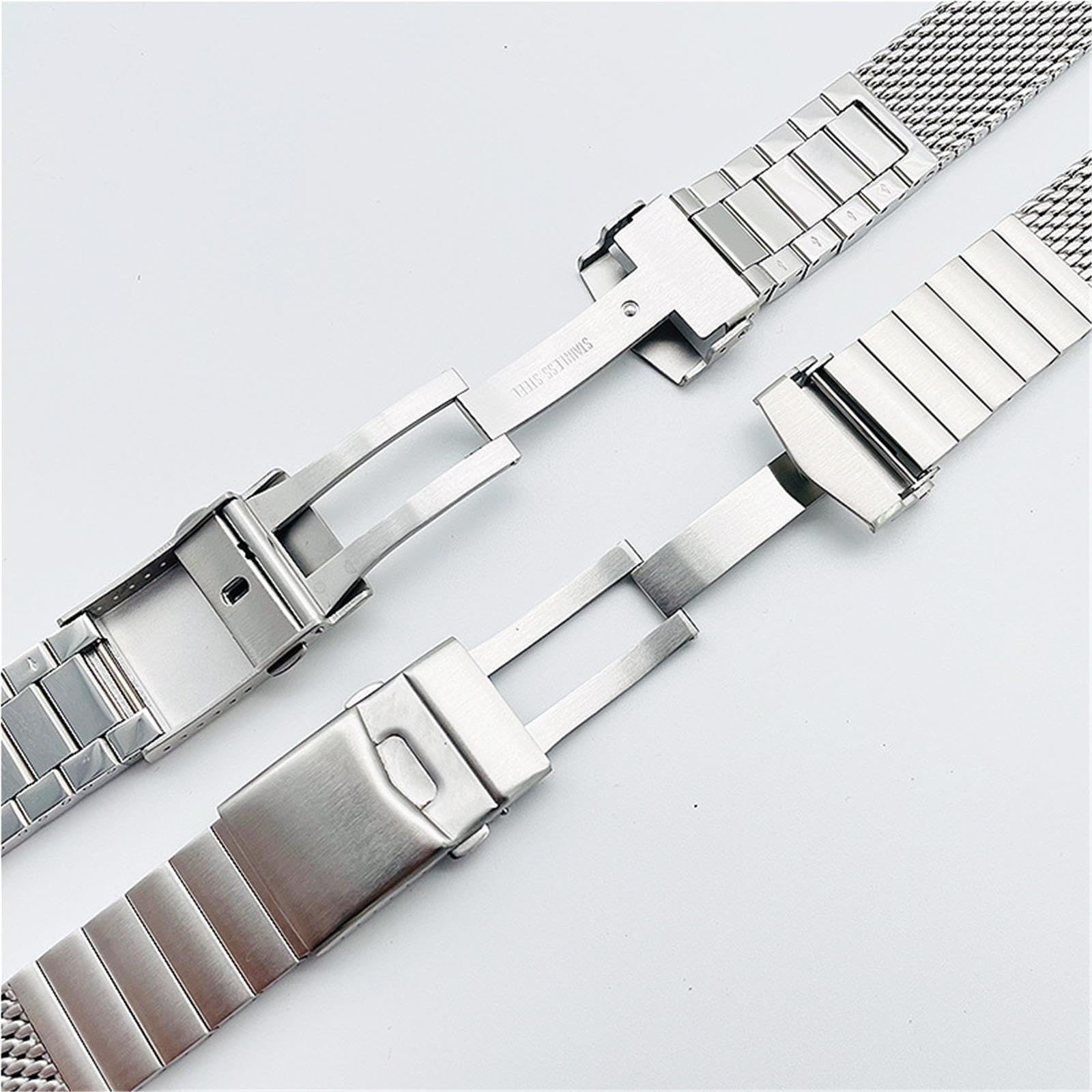 Pasek do zegarka ze stali nierdzewnej 20 mm/22 mm z szybkozłączką, męski pasek do zegarka sportowego