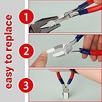 Vista 5 de Alicates de mandíbula de nailon Alicates de punta plana de nailon Alicates de mandíbula de nailon plano Alicates de mandíbula de nailon doble