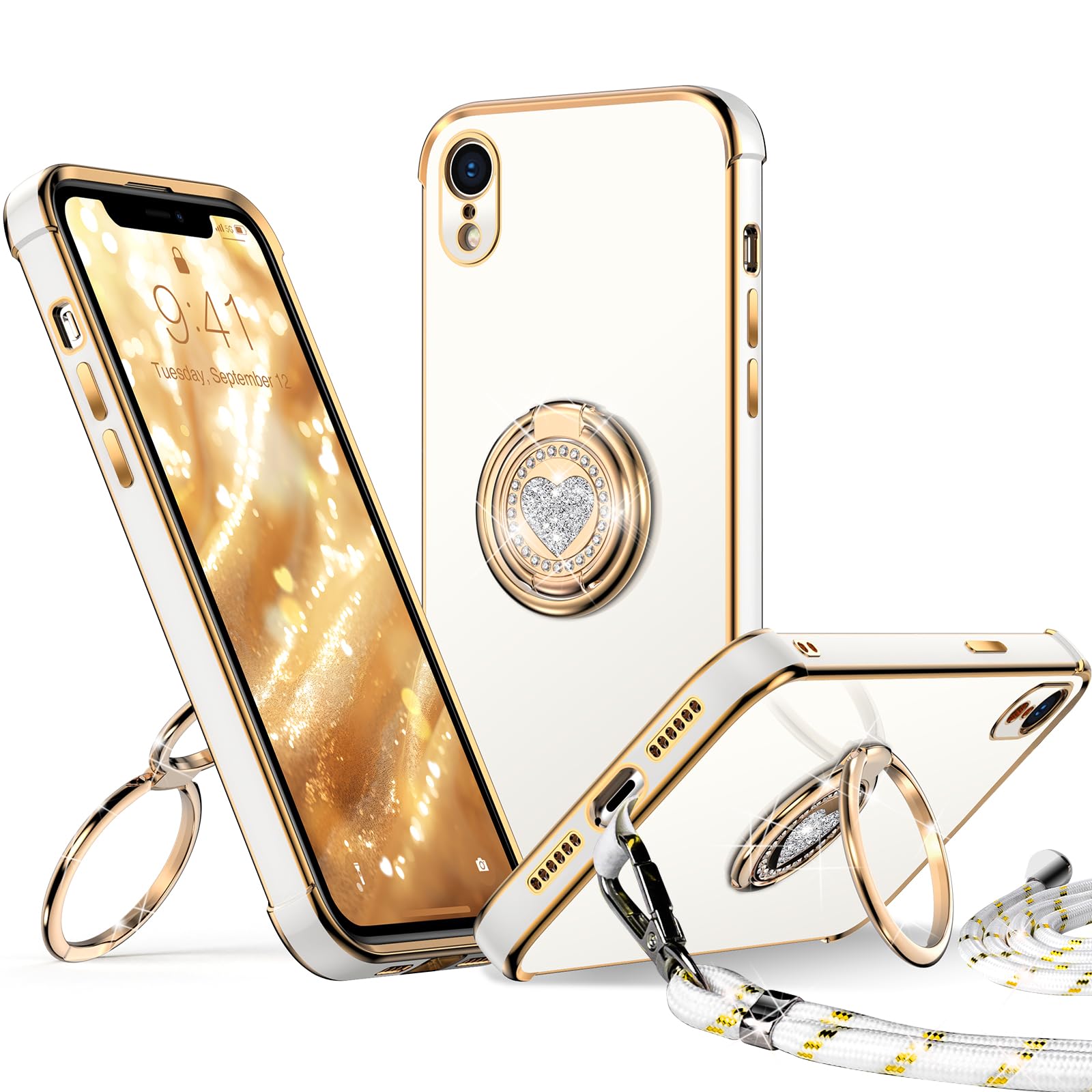 CIBOS Custodia Antiurto Per IPhone 15 14 13 12 11 Pro Max XR - Foto 12