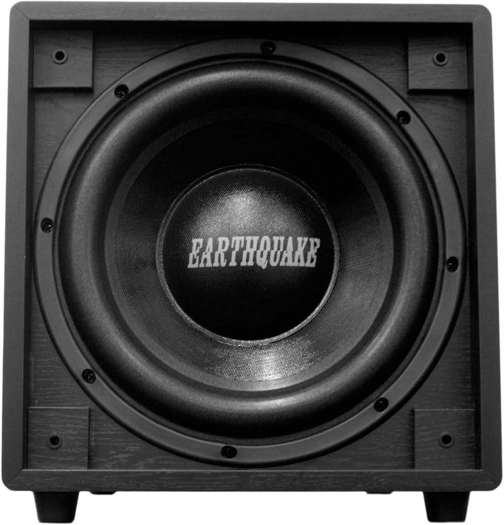 Earthquake Sound Supernova MKIV-12 Powered Subwoofer with SLAPS Technology, Black Ash