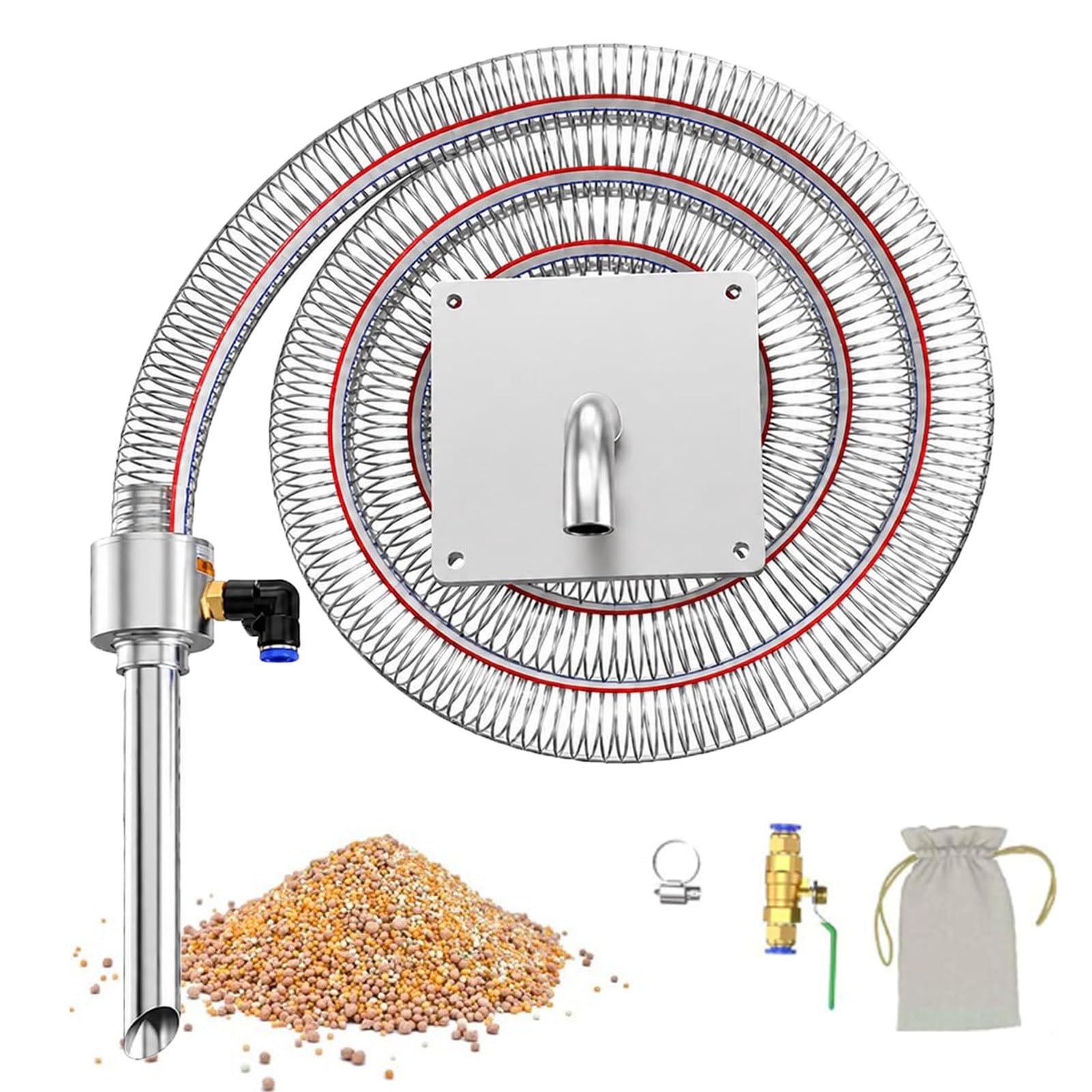 Pneumatischer Materialförderer, Sauggerät, Granulatförderer
