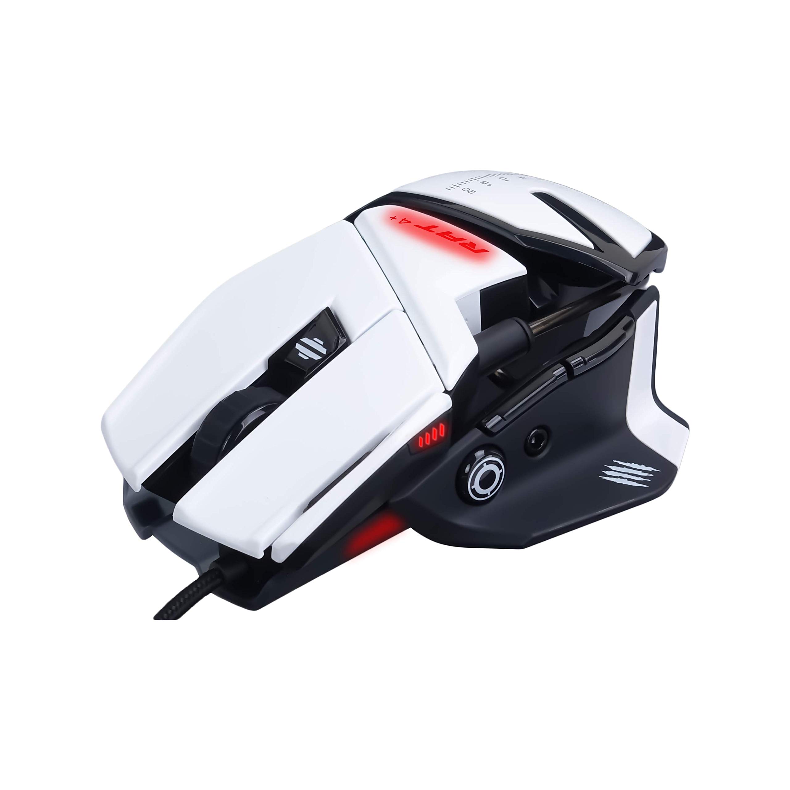 Amazon.com: MADCATZ V2 PERIPHERIQUE Gaming Rat 4+ Blanche : Video