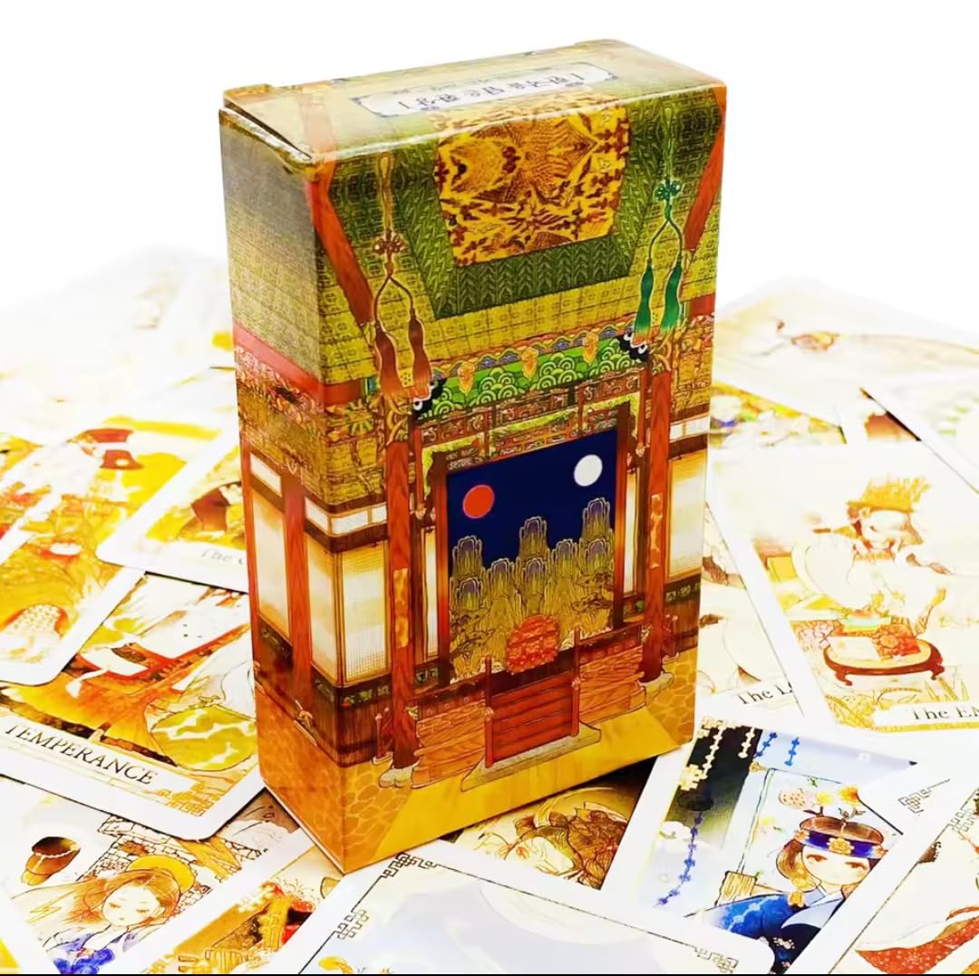 Amazon.co.jp: 韓国デザインタロットカード ポケットサイズ 9cm×6cm