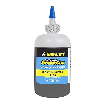Vibra-TITE - 38854 388 Rubber Toughened Instant Superglue - 1 lb Bottle