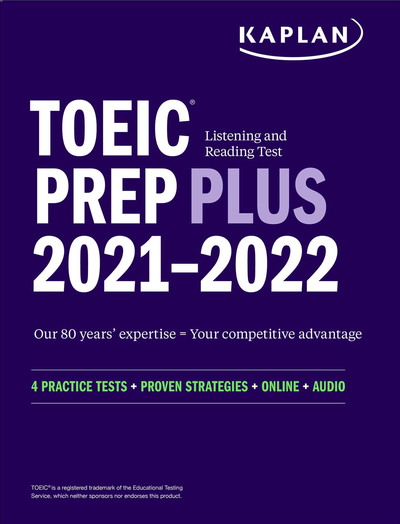 KAPLAN TOEIC Listening and Reading Test Prep Plus: Second Edition