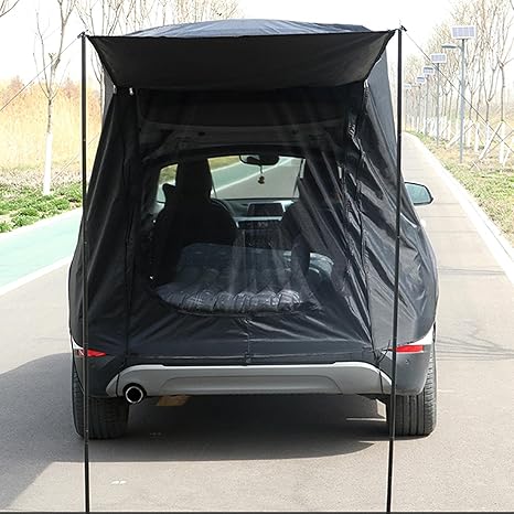 Amazon Co Jp リアゲート タープ 日除け サンシェードテント 車 タープ カーサイドオーニング 車両トランクサイドオーニング 防水 防風 軽量 日焼け止め 耐久 テントタープ 多機能 人気 タープ ポール 収納袋付き 車 バイク