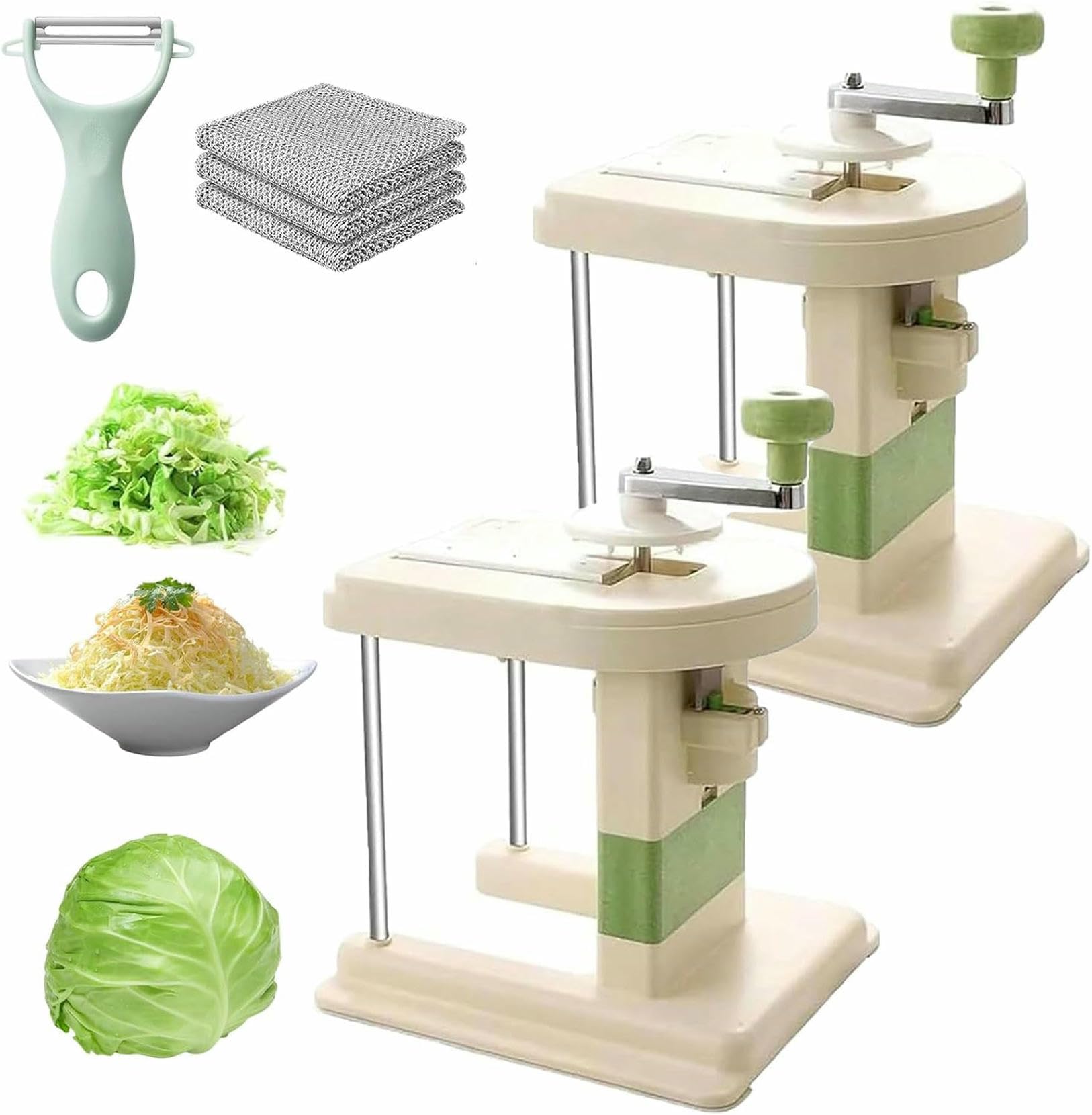 Affettatrice per cavoli - Tritatutto multifunzionale per crauti e insalata di cavolo, modello 2026