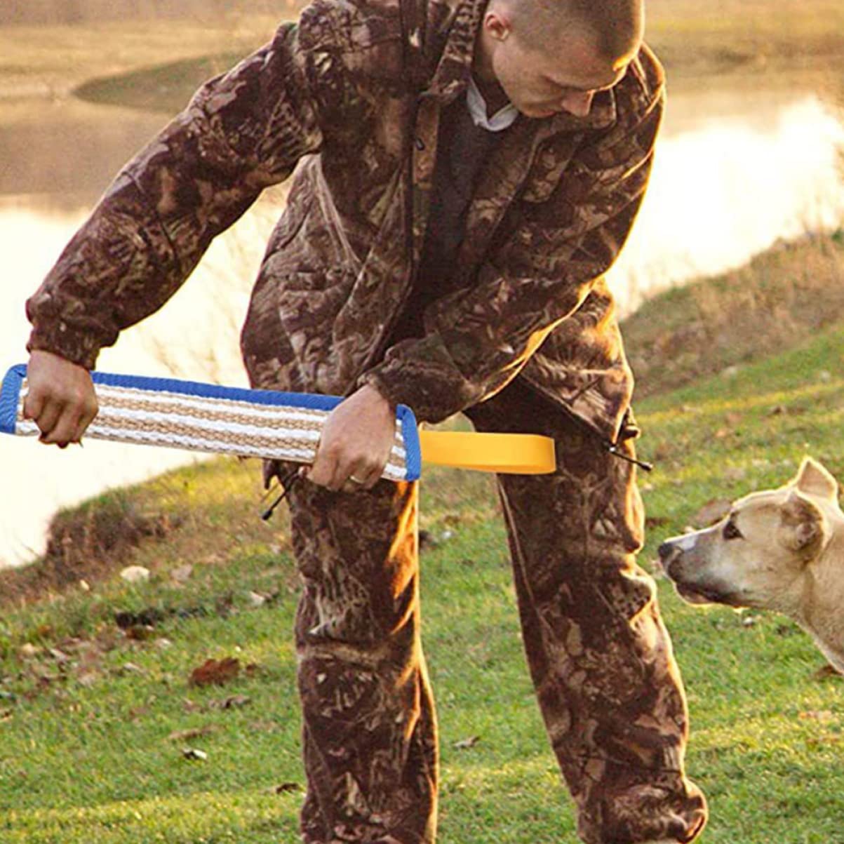 Happyyami Hunde Trainingsspielzeug 40cm zum Beißen und Apportieren