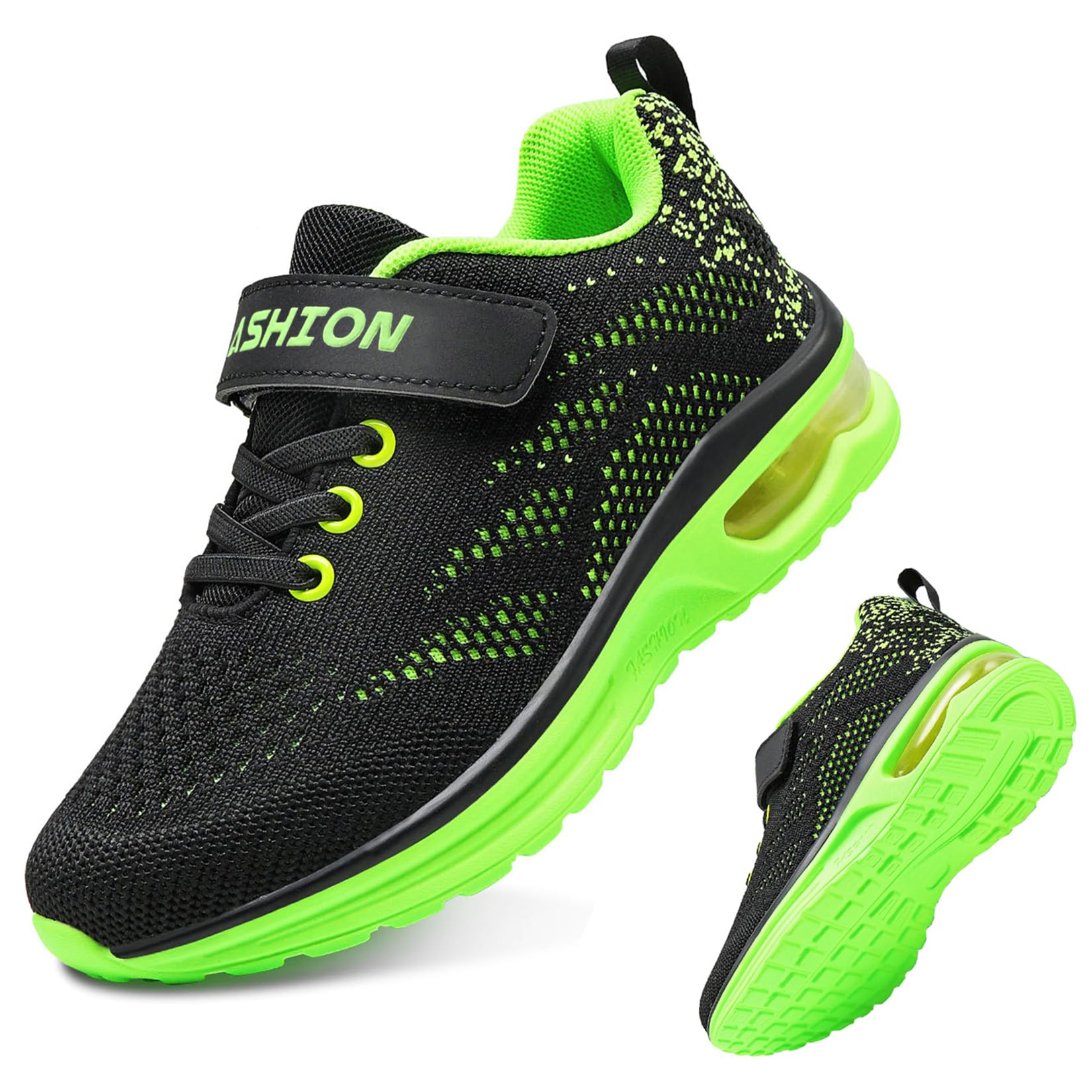 ASHION Kinder Turnschuhe Jungen Sneaker Kinderschuhe Mesh Atmungsaktiv Outdoor Laufschuhe