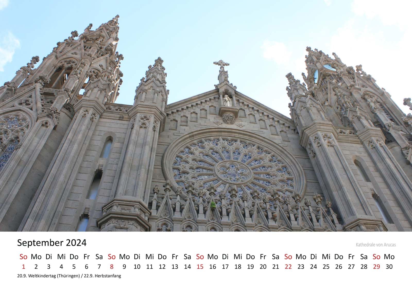 Calendrier Mural 2026 Espagne - Îles Canaries : Grande Canarie, Tenerife, Lanzarote, Fuerteventura - Format A4, Papier épais 170 G/m²